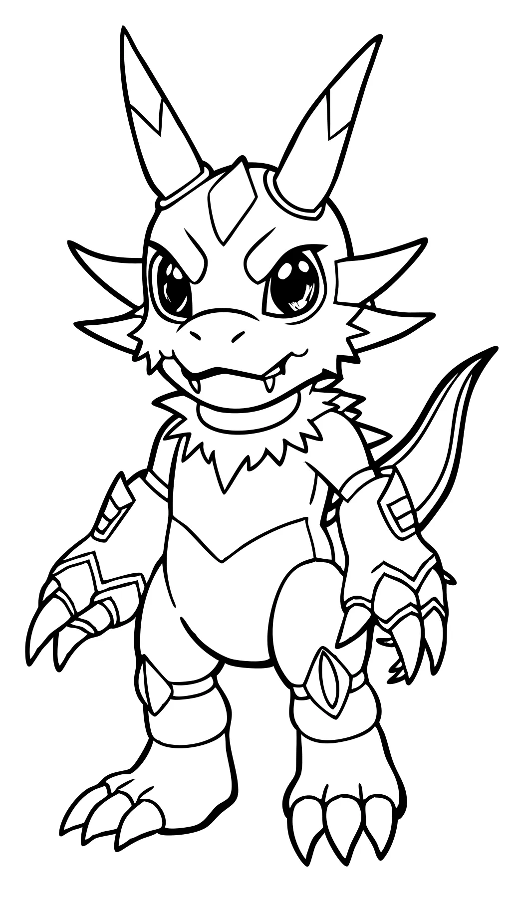 coloriages de digimon